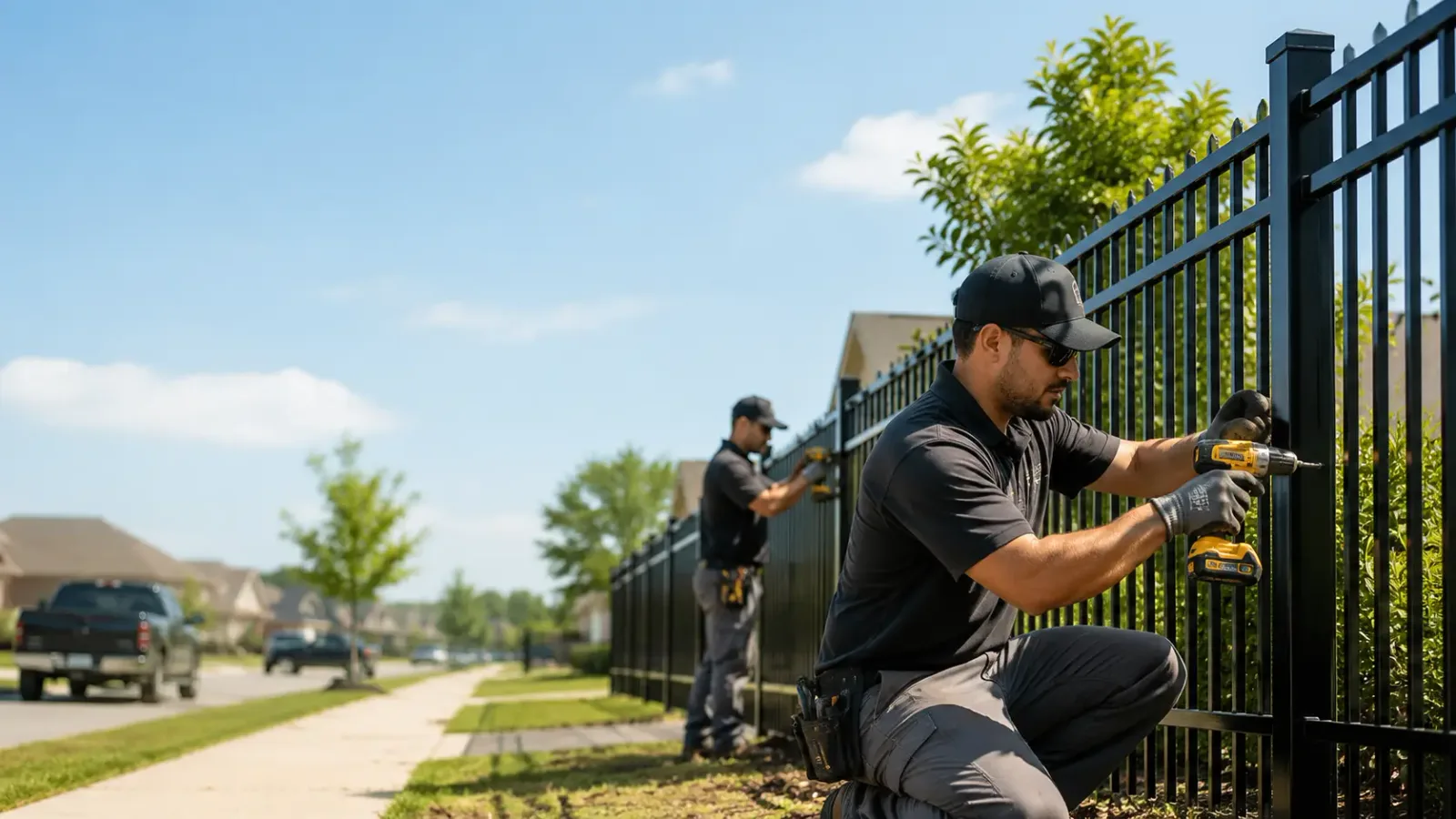 Metal Fence Installation in Madison, ME